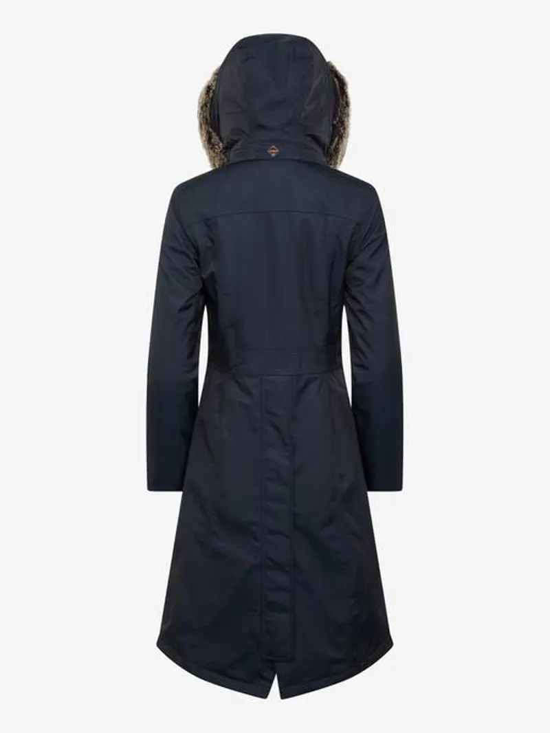 LeMieux Young Rider Long Waterproof Riding Coat - Navy-3