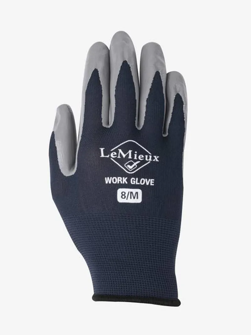 LeMieux Summer Work Gloves - Navy-1