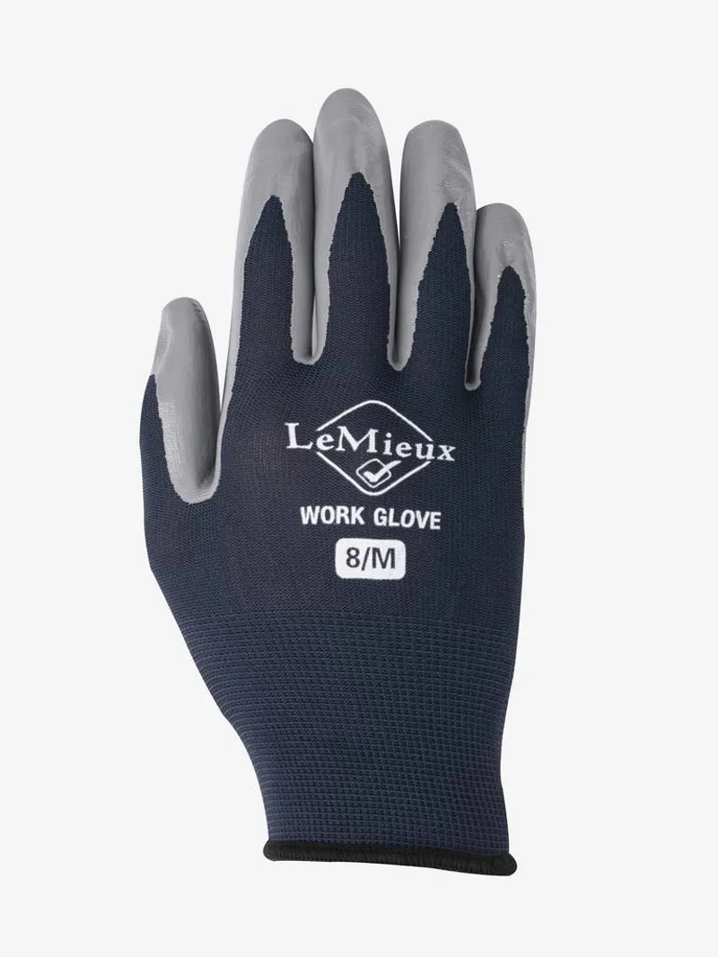LeMieux Winter Work Gloves - Navy-1