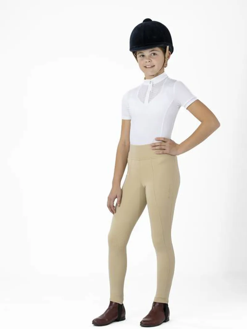 LeMieux Young Rider Pull On Breeches - Beige-2