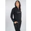 Mochara Half Zip Sweat Shirt Jet Black Luxe
