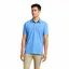 Ariat Men's Medal Polo Shirt Reykjavik Blue