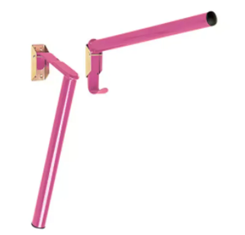 Stubbs Folding Pole Saddle Rack - Pink