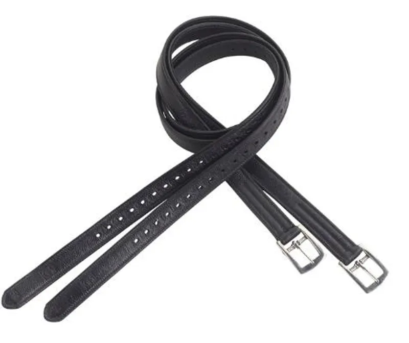 GFS Wrapped Stirrup Leathers 58inch - Black
