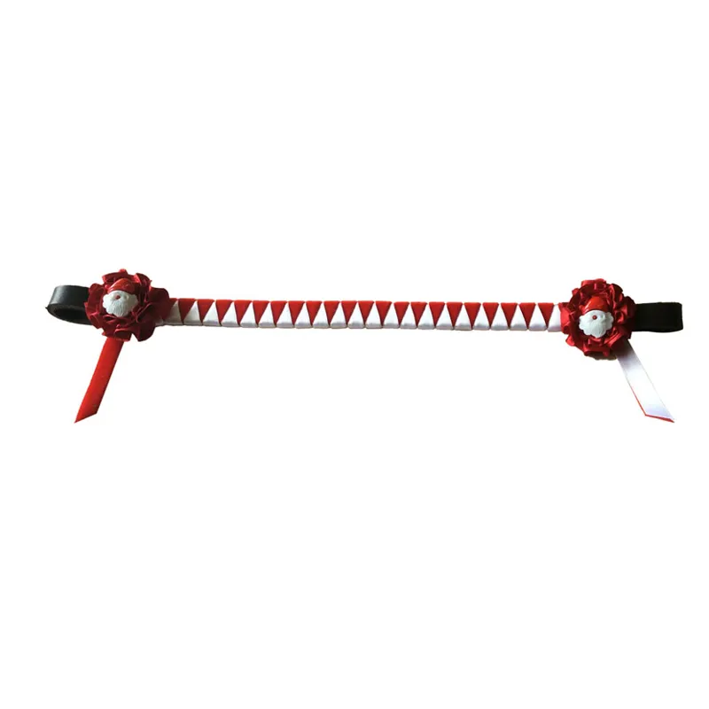 ShowQuest Christmas Browband in Red/White/Black