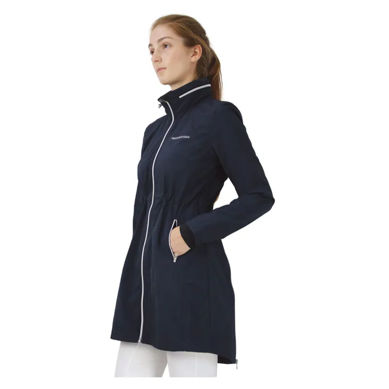Hy Equestrian Synergy Long Rain Jacket - - Navy-2