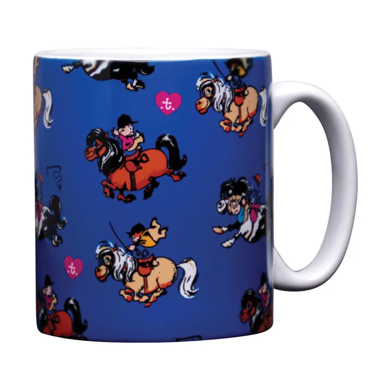 Hy Equestrian Thelwell Collection Mug - Navy
