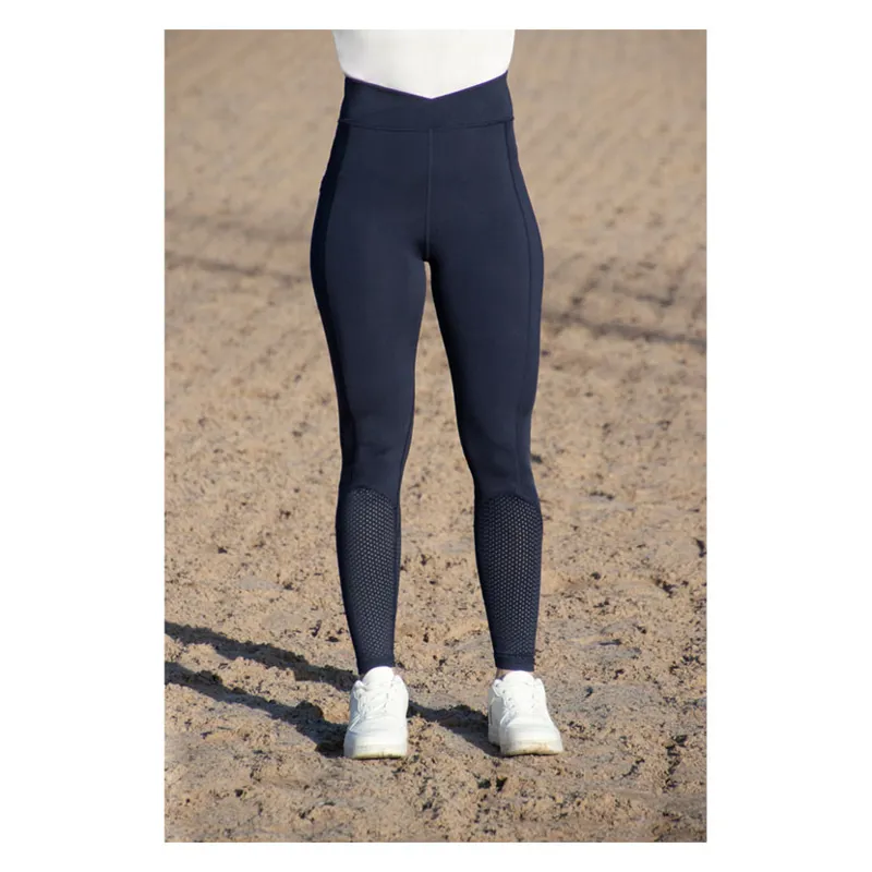 Hy Equestrian Fordwich Riding Tights - - Navy
