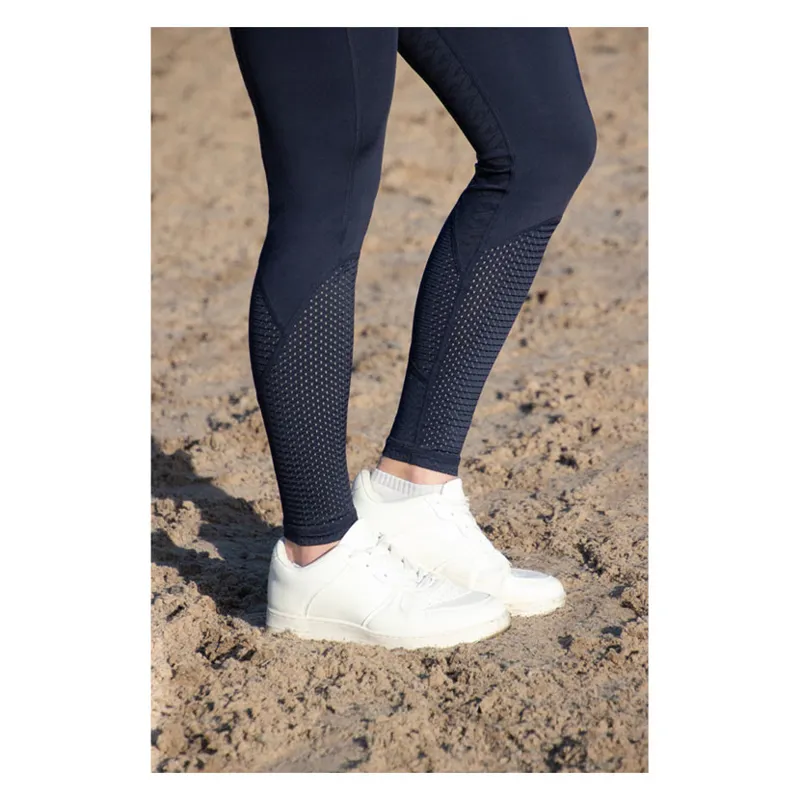 Hy Equestrian Fordwich Riding Tights - - Navy-2