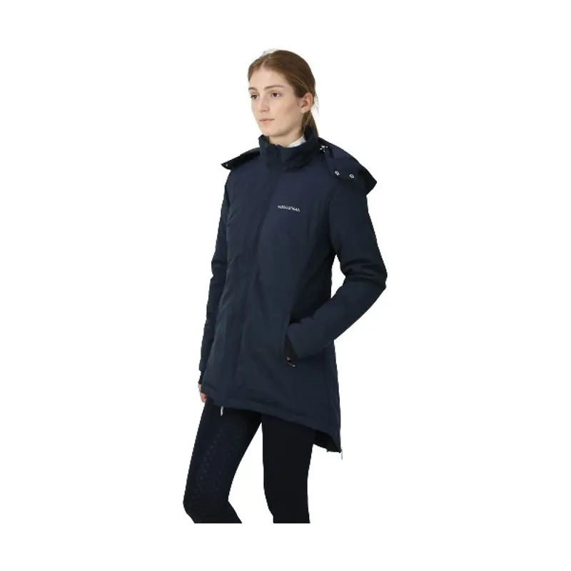 Hy Equestrian Synergy Long Waterproof Secure Shield Coat - Navy