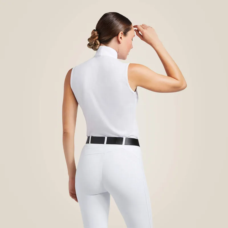 Ariat Aptos Sleeveless Show Shitrt - White-1