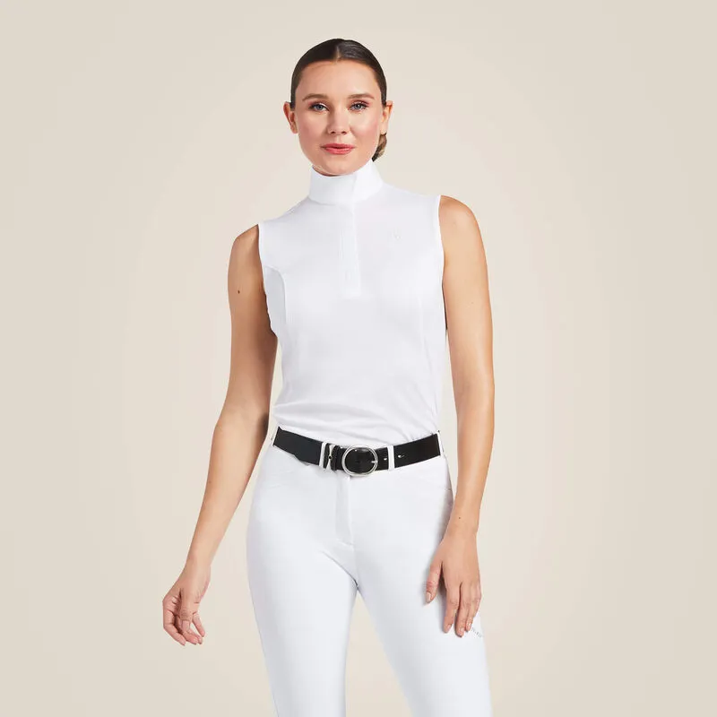 Ariat Aptos Sleeveless Show Shitrt - White