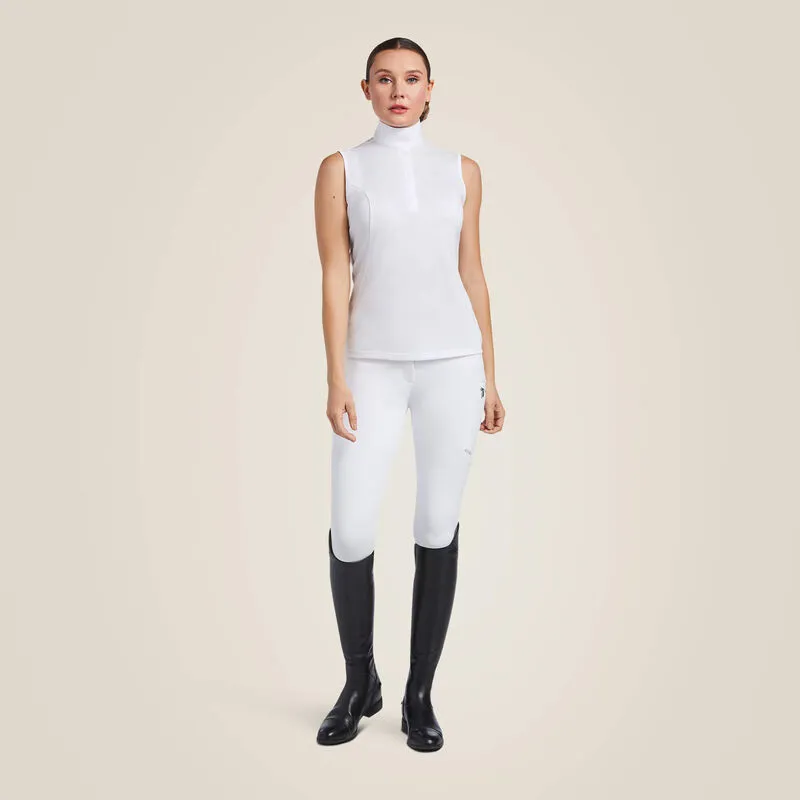 Ariat Aptos Sleeveless Show Shitrt - White-2