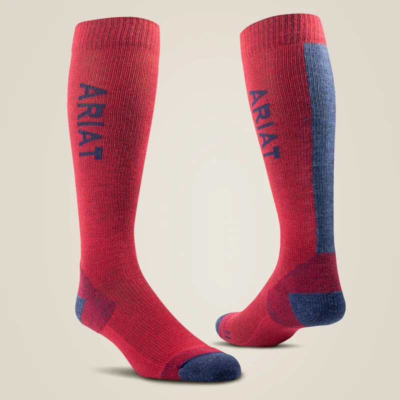 AriatTEK Thaw Socks  - Red/Navy M/L