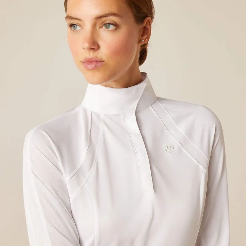 Ariat Womens SunStopper 3.0 Show Shirt - White-4