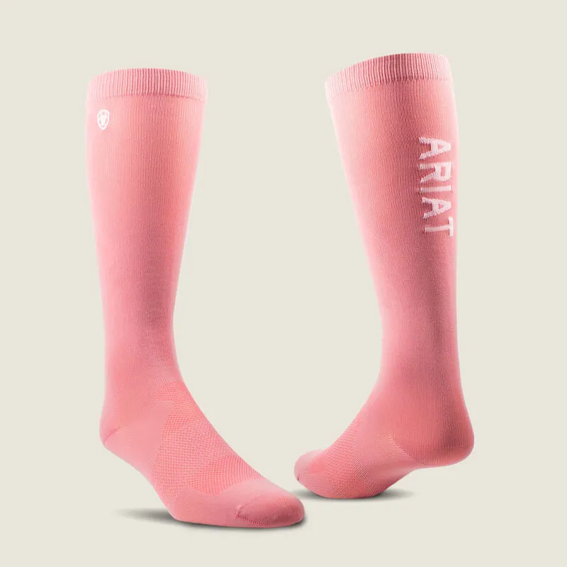 Ariat Essential Socks - Pink Medium