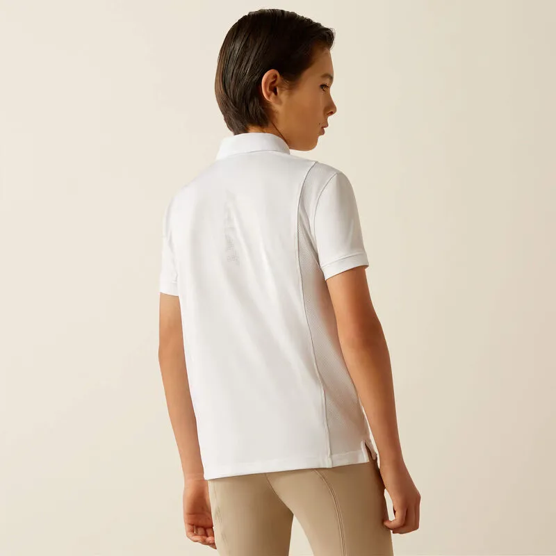 Ariat Youth Tek Show Shirt - White-1