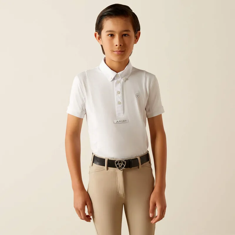 Ariat Youth Tek Show Shirt - White