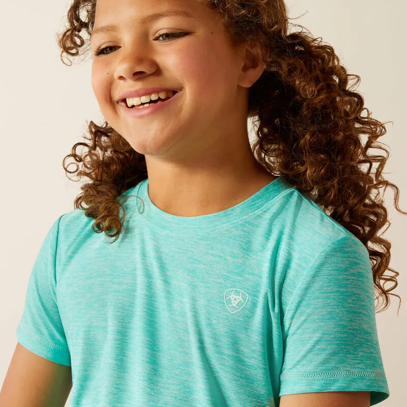 Ariat Youth Laguna T-Shirt - Blue Turqouise-3