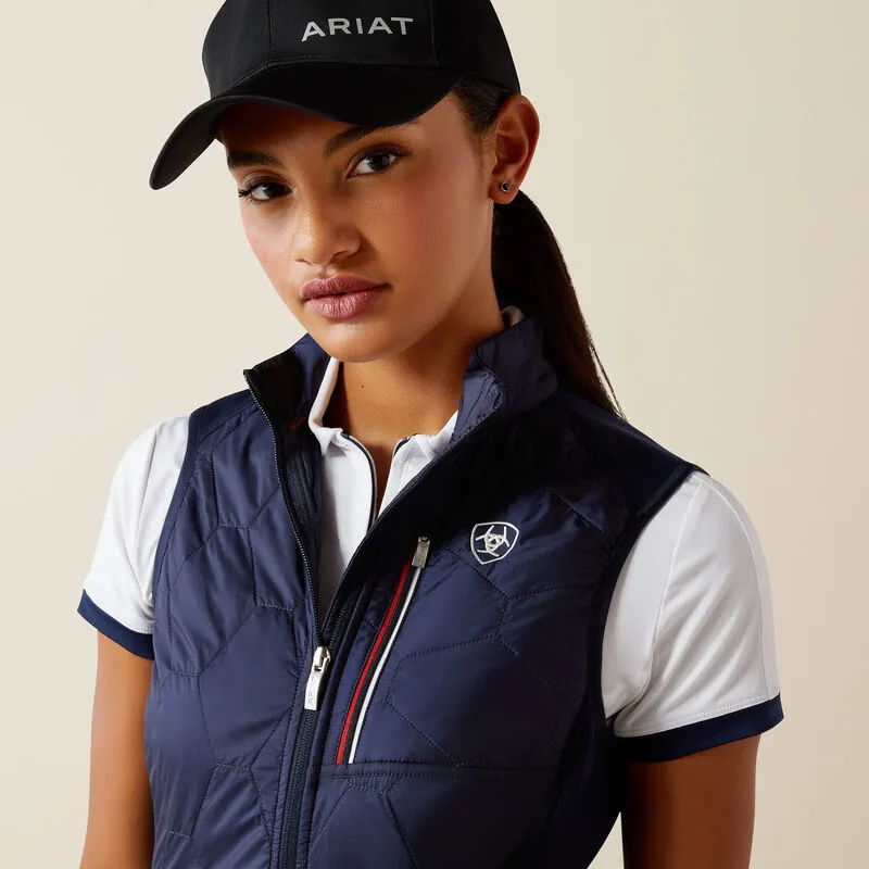 Ariat Womens Fusion Insulated Vest - Navy Team-1