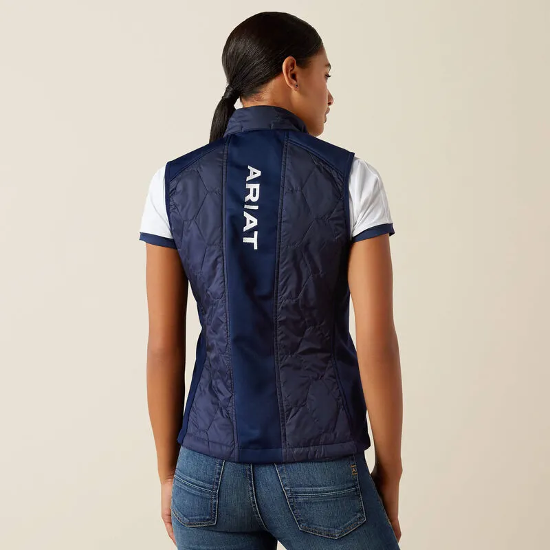 Ariat Womens Fusion Insulated Vest - Navy Team-2