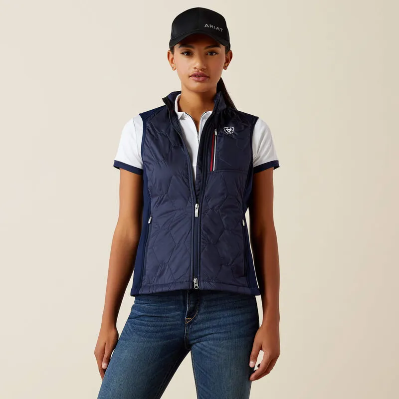Ariat Womens Fusion Insulated Vest - Navy Team