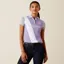 Ariat Womens Taryn Polo Top - Chalk Violet/Orchid Bloom