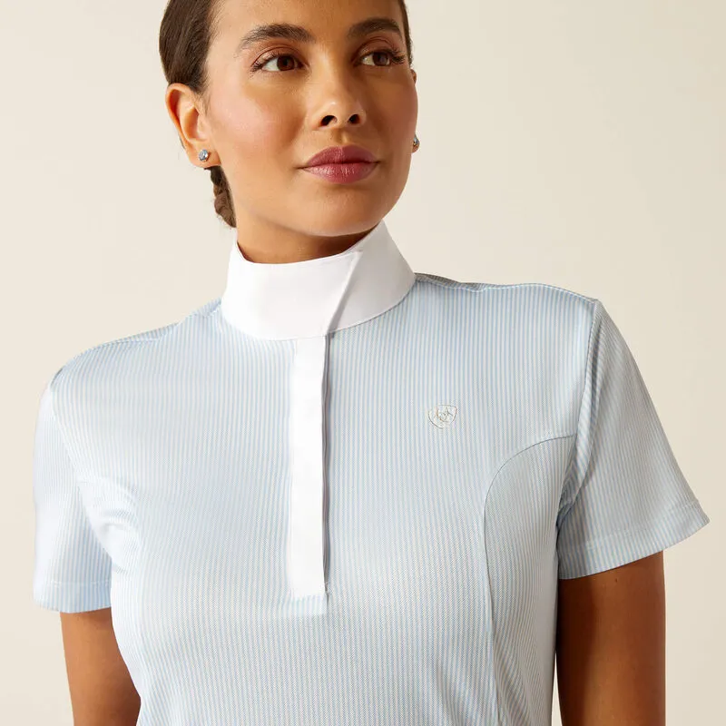 Ariat Womens Aptos Show Shirt - Blue Stripe