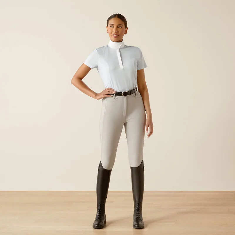 Ariat Womens Aptos Show Shirt - Blue Stripe-2