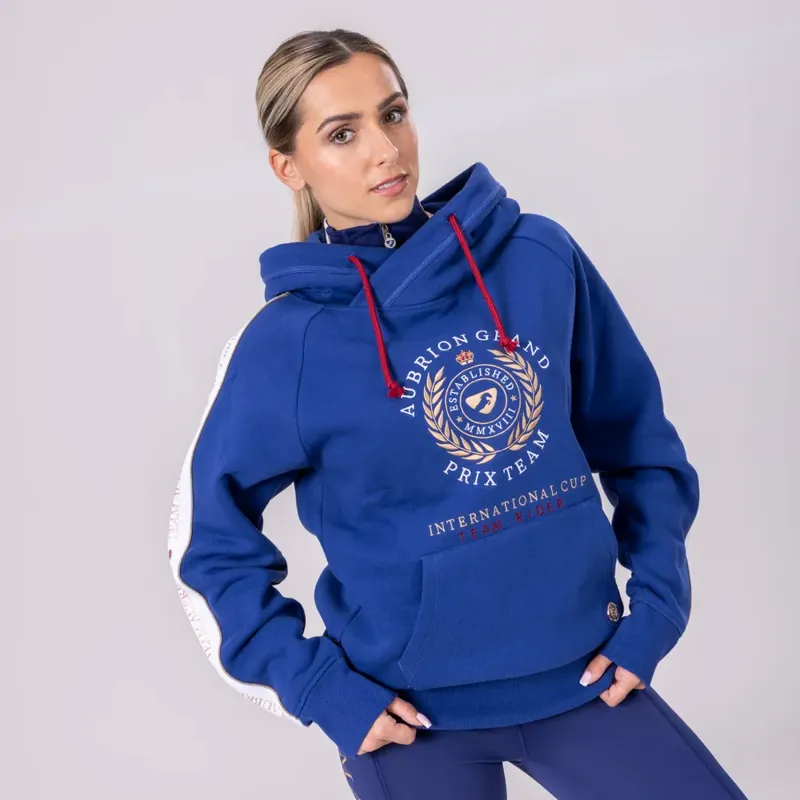 Aubrion Team Hoodie - NAVY-3