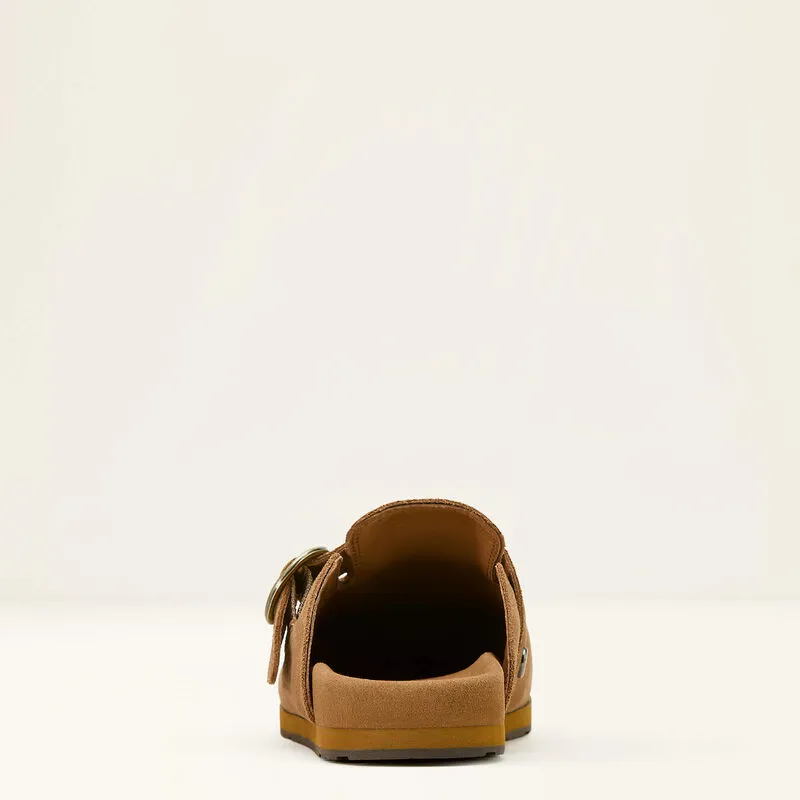 Ariat Womens Country Mule - Caramal Suede-5