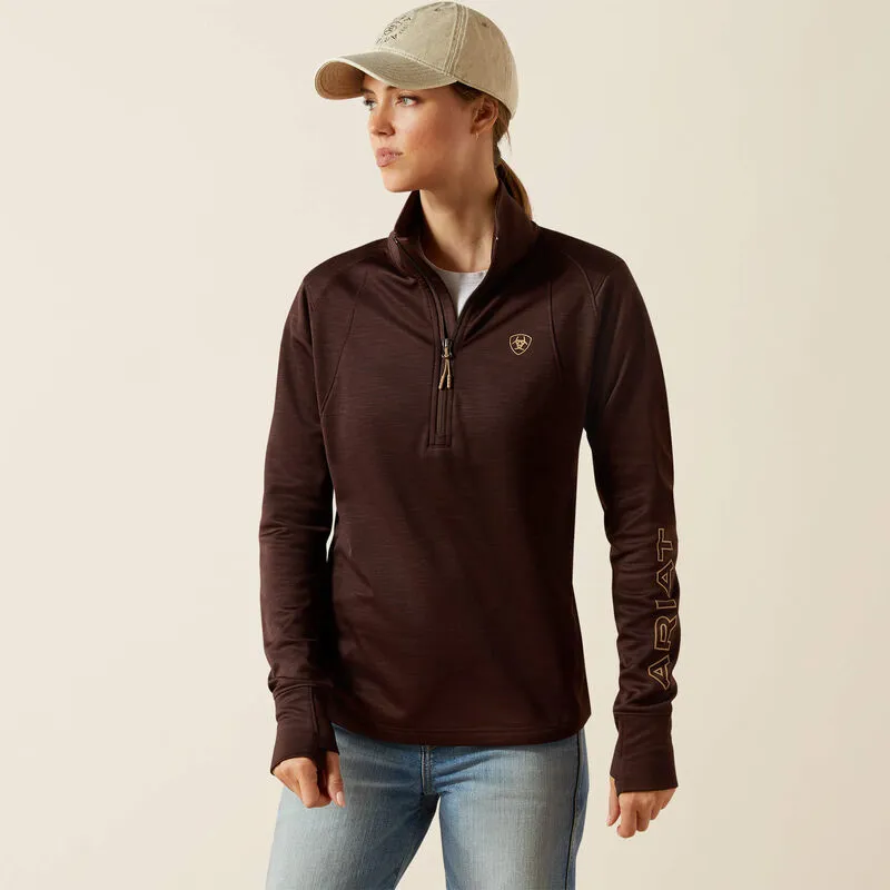 Ariat Womens Team EQ 1/2 Zip Pullover - Java-2