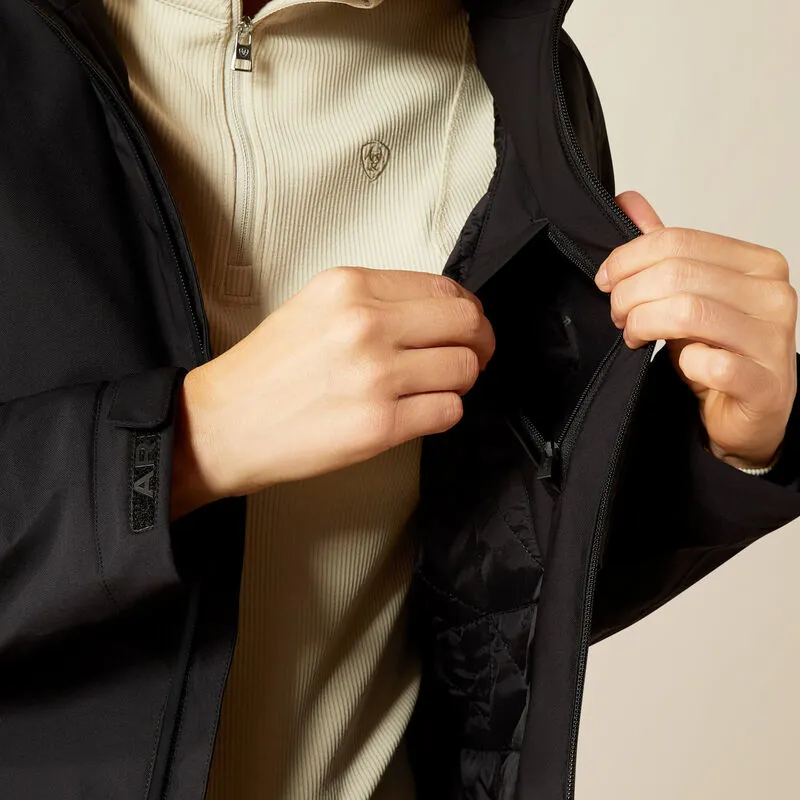 Ariat Womens Outer Banks Waterproof Jacket H20 - Black-6