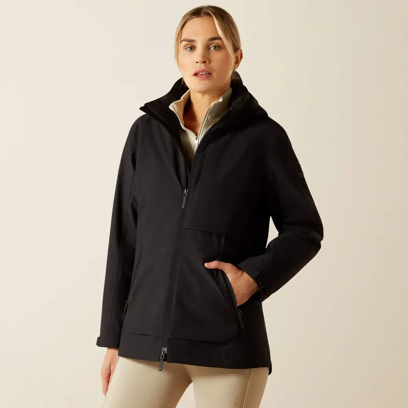 Ariat Womens Outer Banks Waterproof Jacket H20 - Black