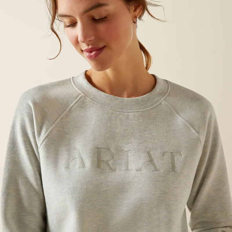 Ariat Womens Martine Sweatshirt -Heather Grey-3