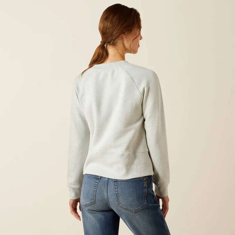 Ariat Womens Martine Sweatshirt -Heather Grey-1