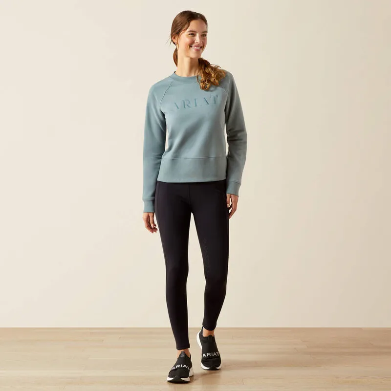 Ariat Womens Martine Sweatshirt -Steel Sage-2