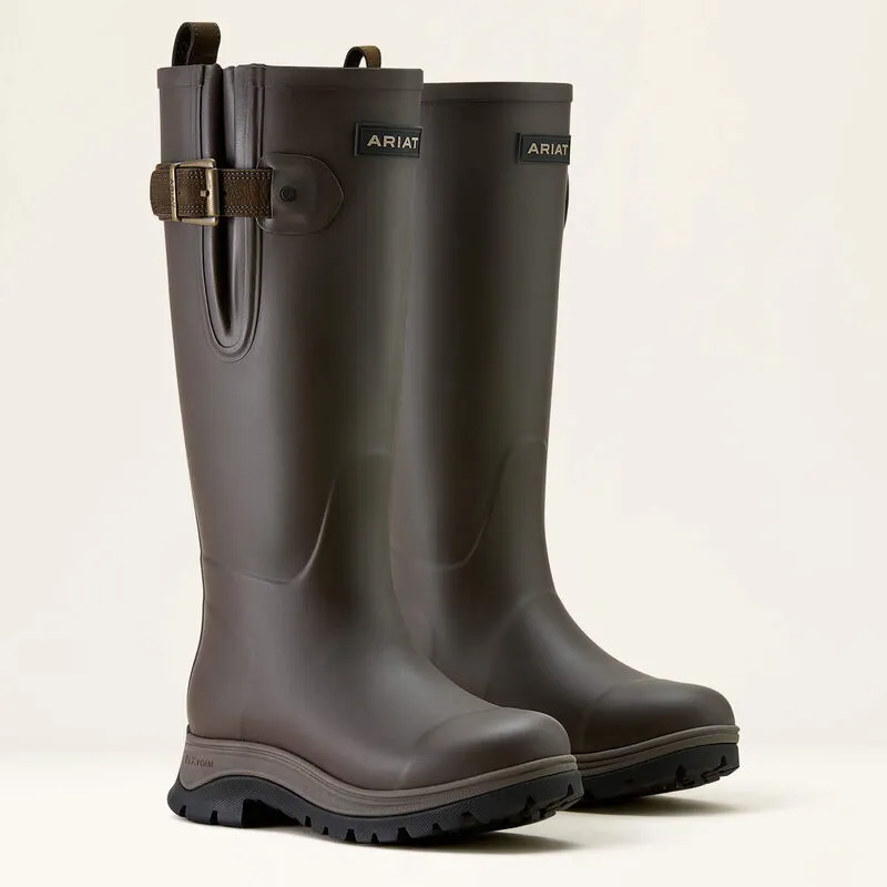 Ariat Woodstock Rubber Wellington Boot - Brown-6