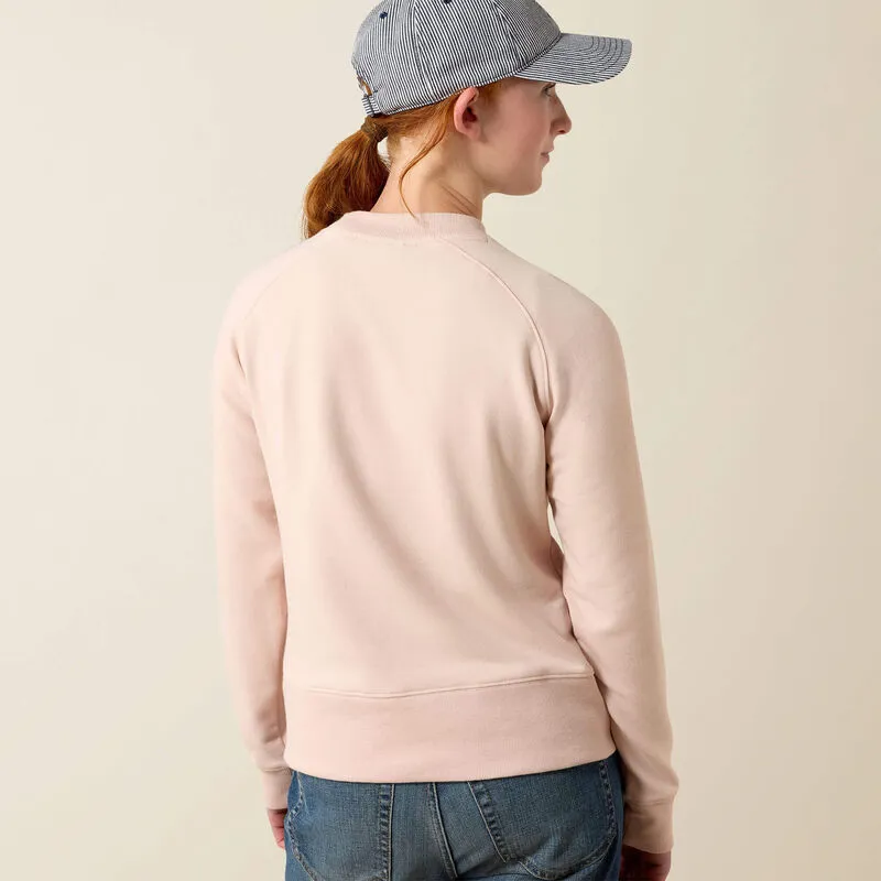 Ariat Youth Martine Sweatshirt - Sepia Rose-1
