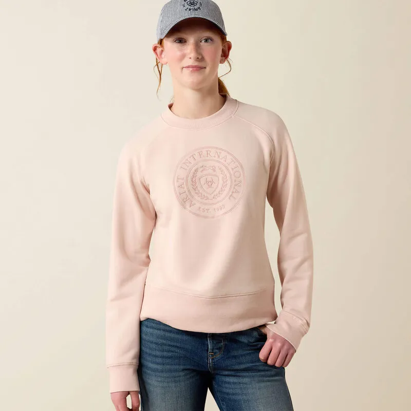 Ariat Youth Martine Sweatshirt - Sepia Rose