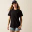 Ariat Womens Laguna Logo Short Sleeve Shirt - Black