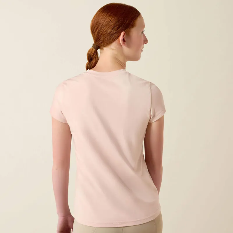 Ariat Youth Ethereal Equine Short Sleeve Tshirt - Sepia Rose-1