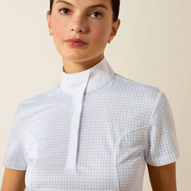 Ariat Womens Short Sleeve Show Shirt - Riviera Check-4