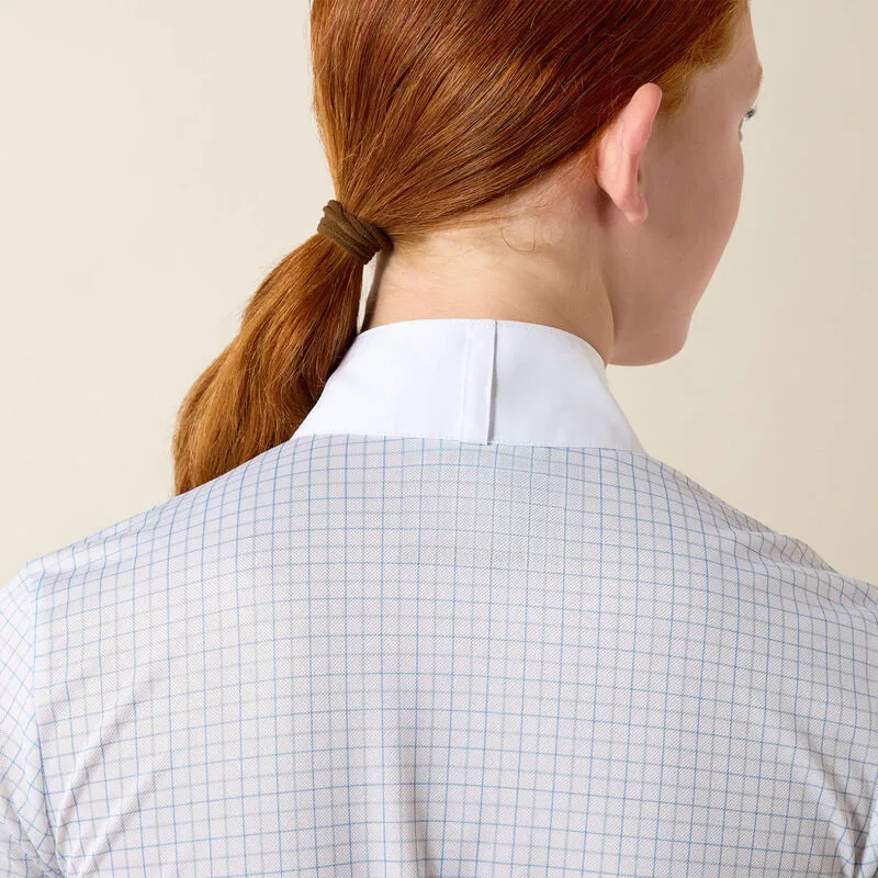 Ariat Youth Aptos Short Sleeve Show Shirt - Riviera Check-3