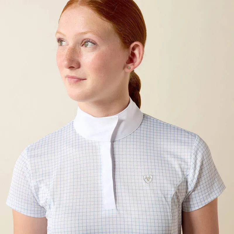 Ariat Youth Aptos Short Sleeve Show Shirt - Riviera Check-4