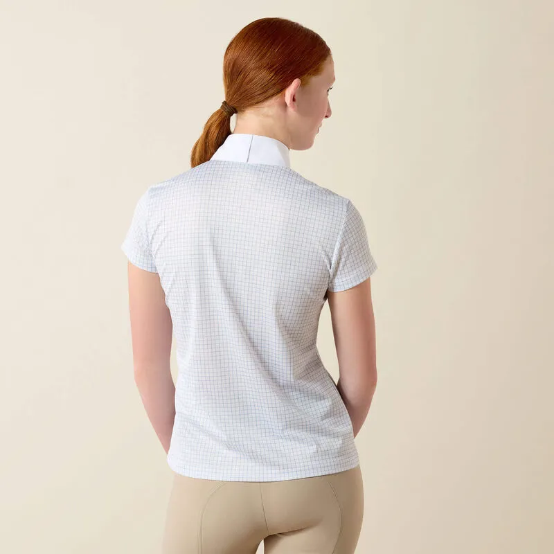 Ariat Youth Aptos Short Sleeve Show Shirt - Riviera Check-1