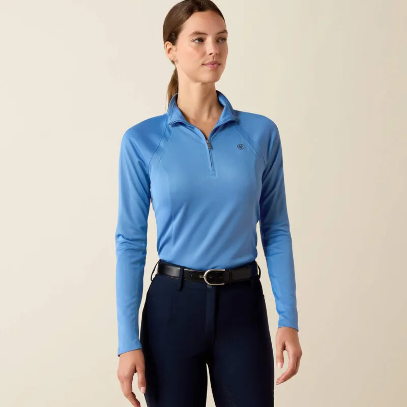 Ariat Womens Sunstopper 3.0 Long Sleeve Base Layer - Riviera