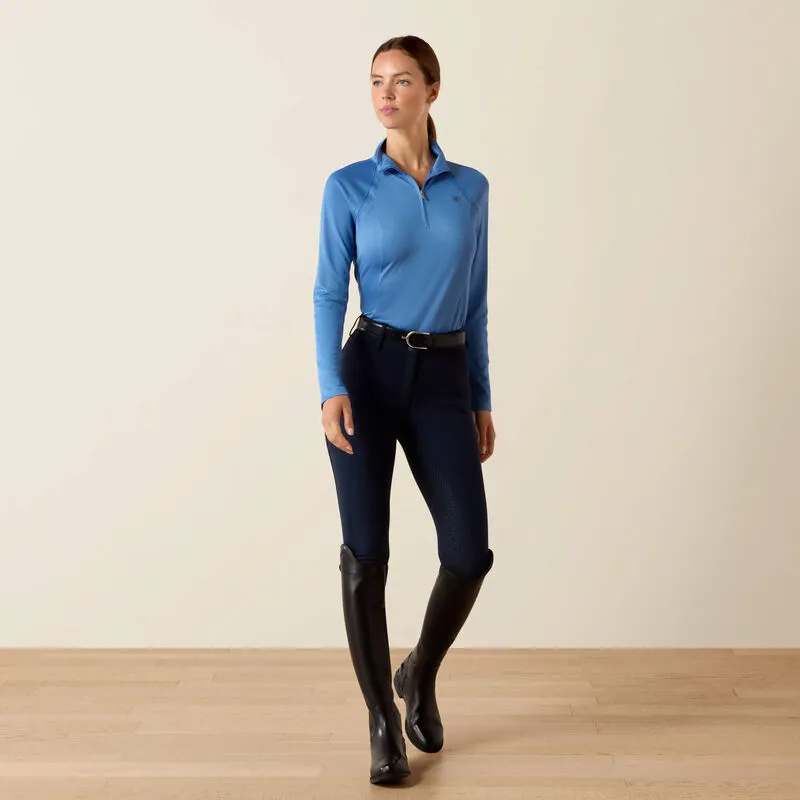 Ariat Womens Sunstopper 3.0 Long Sleeve Base Layer - Riviera-2