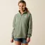 Ariat Womens Foundation Logo 1/2 Zip Sweatshirt - Sea Spray