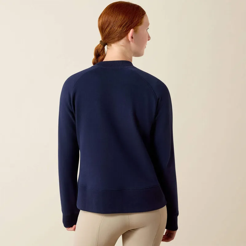 Ariat Youth Martine Sweatshirt - NavyT-1